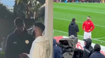 اعتذار رسمي.. صيباري ينهي أزمته مع ميندي عقب واقعة نهائي أمم إفريقيا المغربية